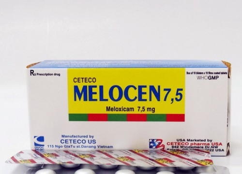 Thu hồi toàn quốc thuốc trị khớp Ceteco Melocen 7,5 
